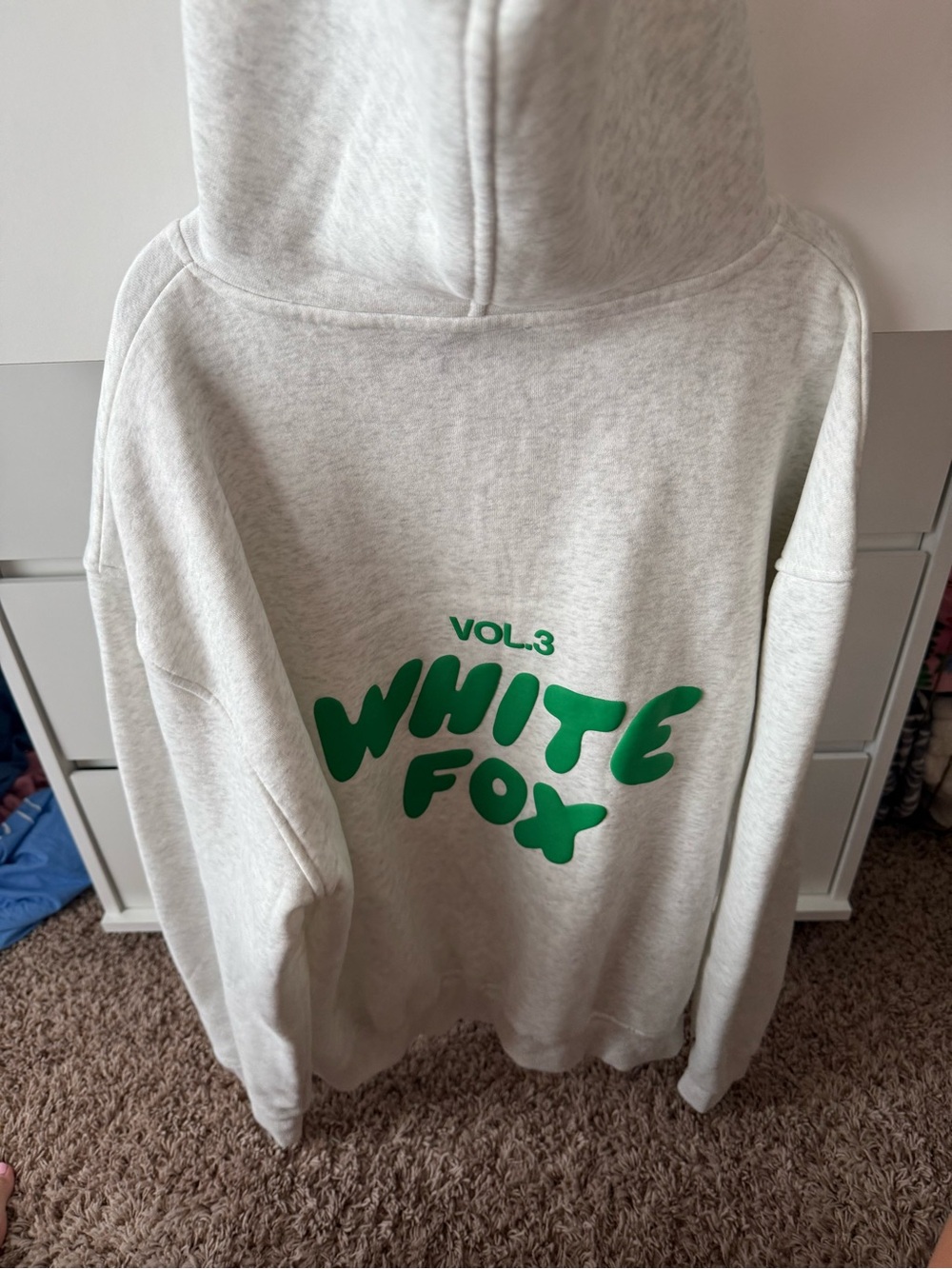 White Fox Boutique White Hoodie with Green Logo - Vol.3 - Picture 5 of 5